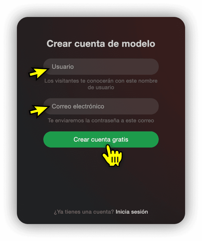 Introduce tus datos