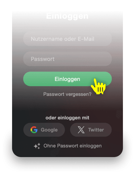 Weitere Anmeldemöglichkeiten auf Stripchat