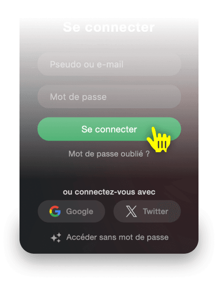 Plus d’options de connexion à Stripchat