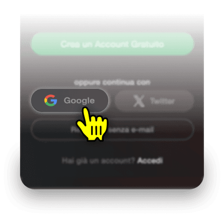 Registrazione con Google