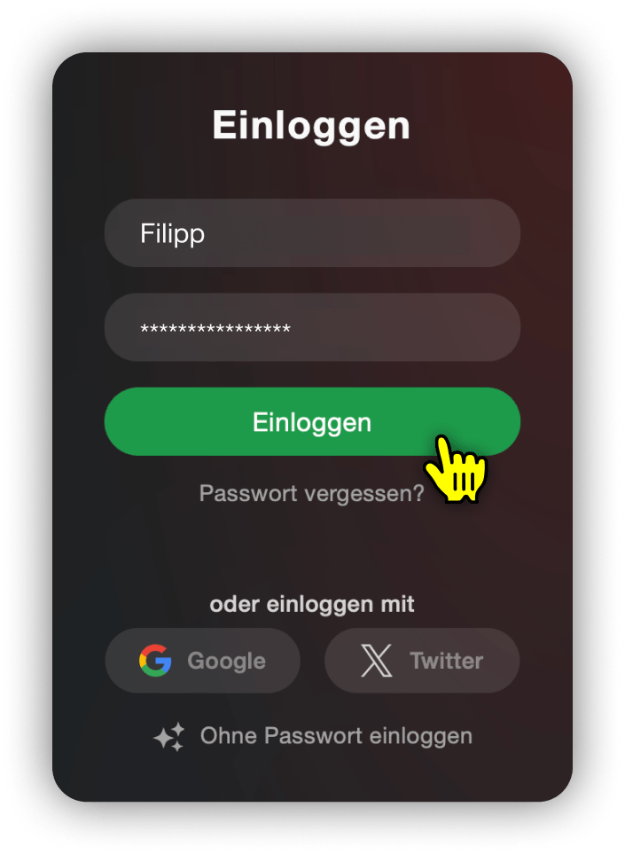 Einloggen