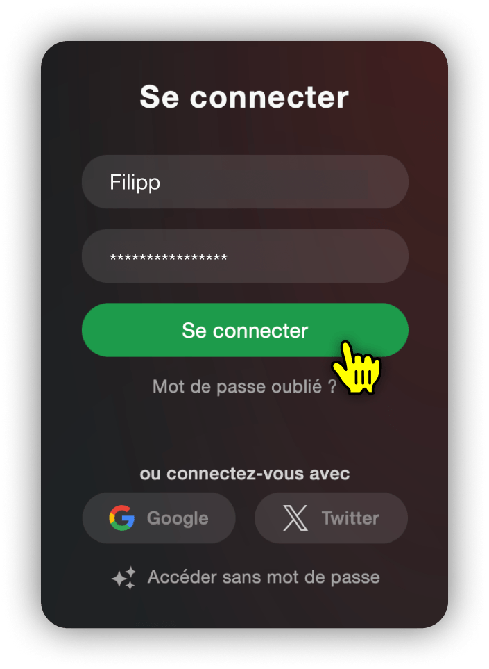 Connectez-vous