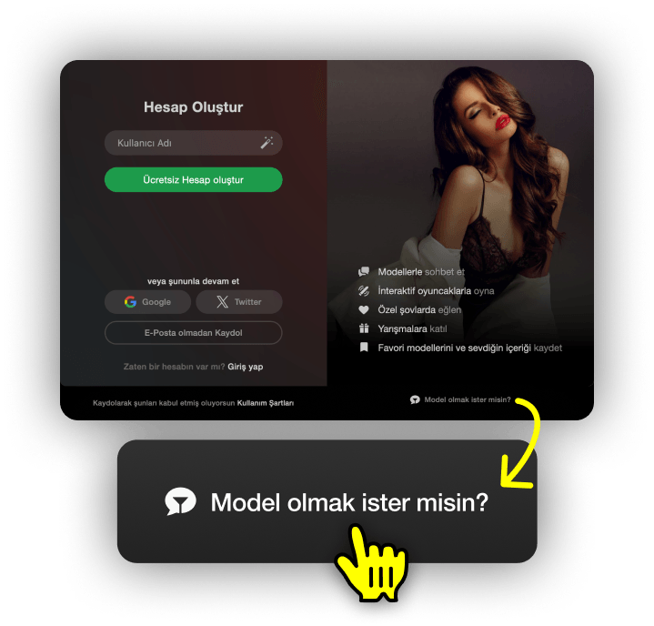 Model Hesabı'na Geç