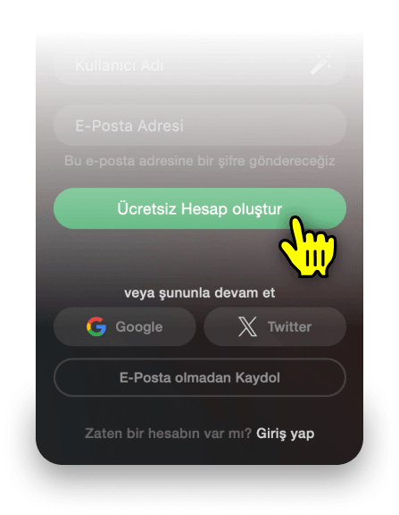 Stripchat'e Kayıt Olmak için Diğer Seçenekler