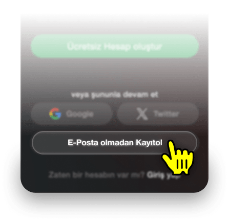 E-postasız