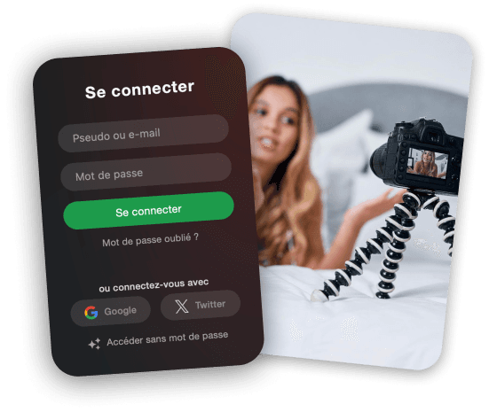 Connexion en tant que modèle sur Stripchat