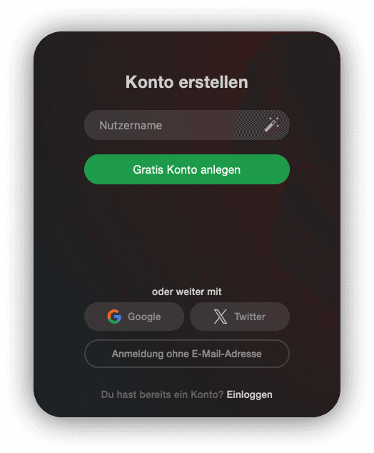 Stripchat Registrierung